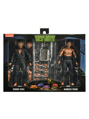 NECA TMNT Oroku Saki & Hamato Yoshi 2-Pack (1990 Movie)