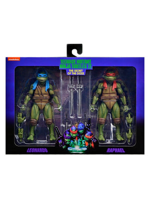 NECA TMNT 2: Secret of the Ooze Leonardo & Raphael 2-Pack