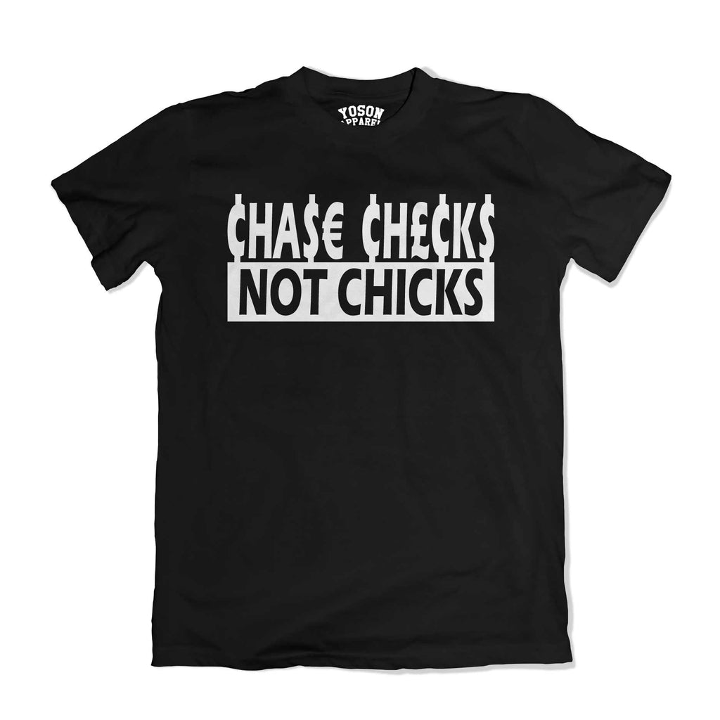 Chase Checks Not Chicks Tee